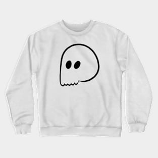 Cute Emo Skull (Black) Crewneck Sweatshirt